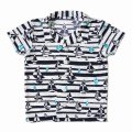 型紙：キッズ＆ジュニア オープンカラーシャツ【ニット】