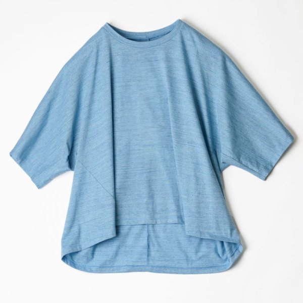 画像1: 型紙：バック切り替えドルマンTシャツ【ニット】