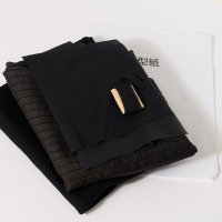 ペプラムプルオーバーの材料キット（黒）型紙付