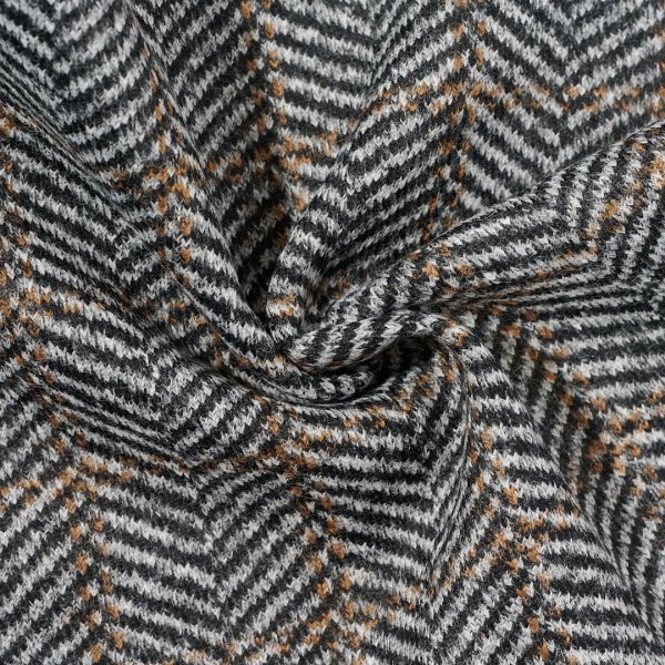 画像4: 【ニット地】ヘリンボーンニット着分（1.5ｍ）ベージュ