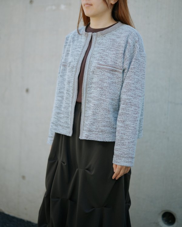 画像11: 型紙：バイカラージャケット【ニット】