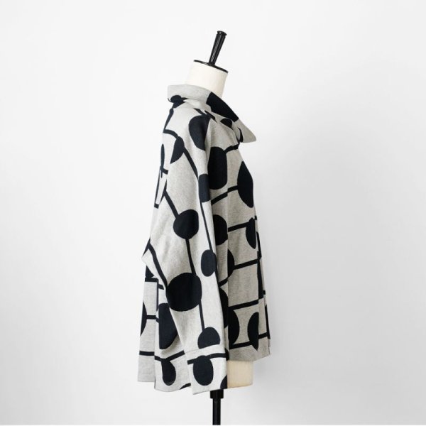 画像11: ドルマンオフネックの材料キット（ブルー）型紙付 (11)