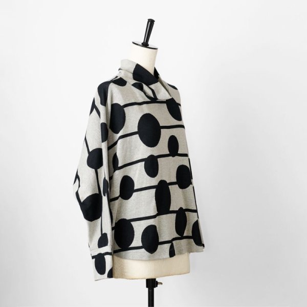 画像10: ドルマンオフネックの材料キット（ブルー）型紙付 (10)