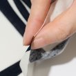 画像4: 【ニット地】強撚天竺プリント着分（1.3ｍ）幾何学ネイビー (4)