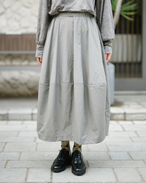 画像5: コクーンスカートの材料キット（グレー）型紙付 (5)