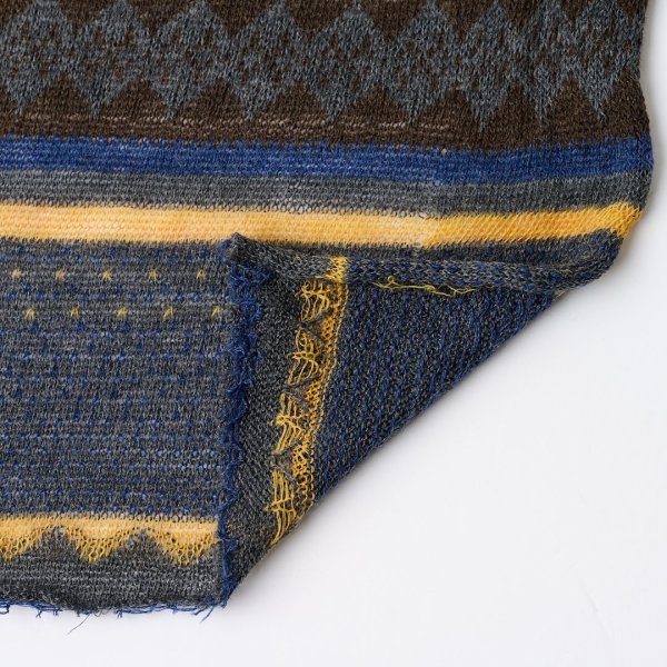 画像1: 【ニット地】フェアアイルニット着分（2ｍ）グレー (1)