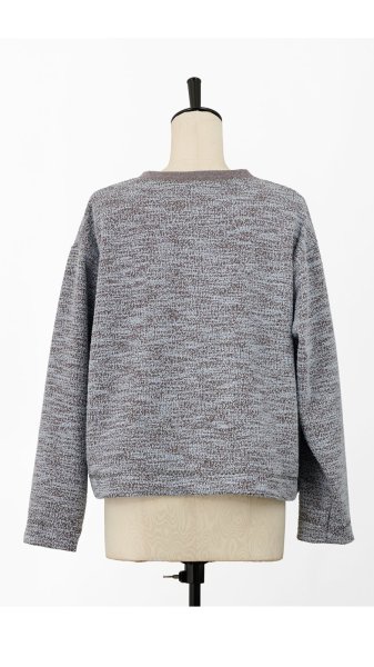 画像10: 型紙：バイカラージャケット【ニット】 (10)