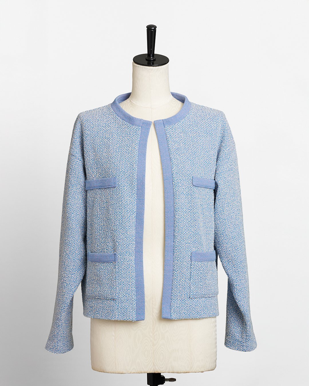 新型紙：バイカラージャケット【ニット】 [K-158]を追加しました。